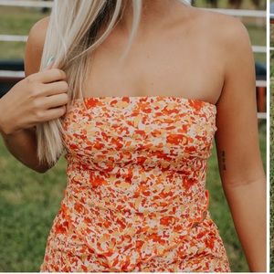 Strapless Bandana Top